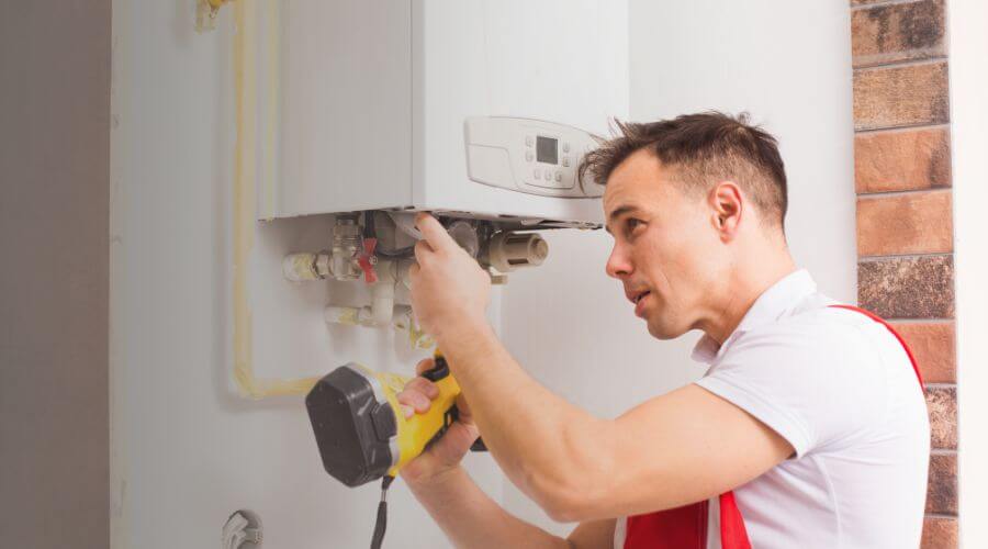 Local tankless water heater installation in McLeansboro, IL